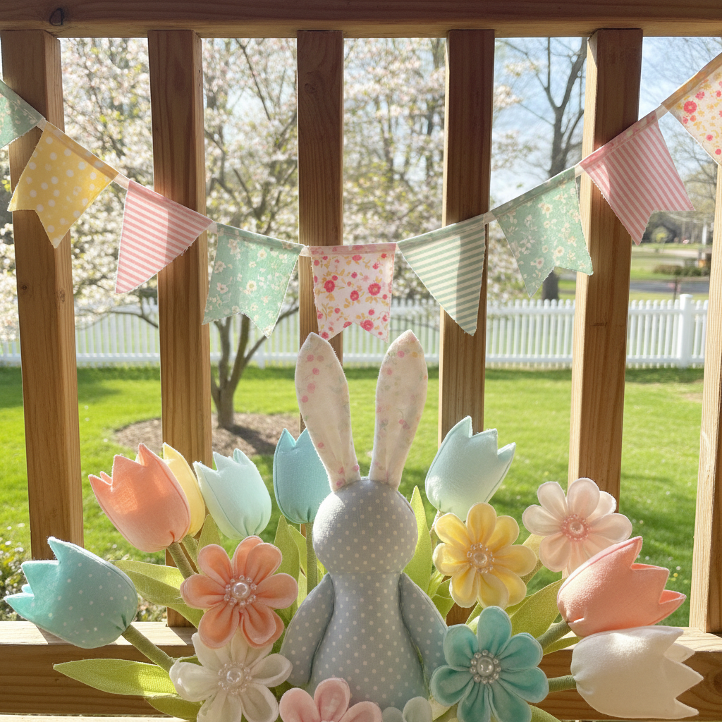 fabric decorations for Easter fabric decorations for Easter